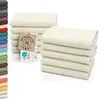 10er Set Seiftücher, Baumwolle, 30x30 cm, 420g/qm, karamel Produktbild-Vorschau 1