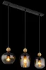 Globo Lighting|Hängeleuchte Metall schwarz matt, 3x E27 Produktbild-Vorschau 4