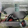 Schubkarre Bau Garten Hof Transport Karre 100 Liter 250 kg Produktbild-Vorschau 5