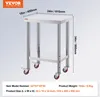 Arbeitstisch 24 " x 18" x 34 " Edelstahl Catering Produktbild-Vorschau 6