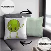 Trendation - Tennis Spieler Deko-Kissen mit Füllung 40x40 Produktbild-Vorschau 2