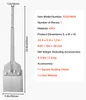VEVOR, scalpello piatto da 63x15 cm, compatibile con punte Anteprima dell’immagine prodotto 2