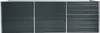 Metall Blumenbeet Hochbeet 240x80x77 cm Grau Pflanzbeet Produktbild-Vorschau 3