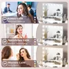 HOMCOM Specchio Hollywood con illuminazione regolabile Anteprima dell’immagine prodotto 5