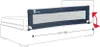 A bed rail attached to a bed. Anteprima dell’immagine prodotto
