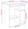 vidaXL Artisan dubový stůl 80x45x74 cm materiál na bázi Náhled obrázku produktu 7