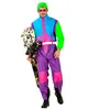 80er Offset-Snowboarder-Anzug – Ski Anzug Uni Gr. S - XXL Produktbild-Vorschau 2
