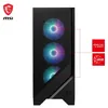 MSI MAG Forge 320R AIRFLOW, Micro Tower, PC, Czarny, Podgląd zdjęcia produktu 6