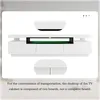 OKWISH Meuble TV 160 cm avec Éclairage LED et 3 Tiroirs - Voir les images du produit 5