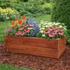 Jardinière en bois 80 cm – Jardinière pour balcon et Voir les images du produit 3