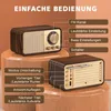 Radio, Digitalradio, Retro Radio mit Bluetooth, FM-Radio, Produktbild-Vorschau 5