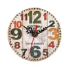 Holzuhr, Wanduhr aus Holz, runde Uhr aus Holz, Wanduhr aus Produktbild-Vorschau 2