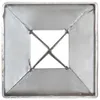 Picchetti di Terra 6 pz Argento 7x7x90 cm in Acciaio Anteprima dell’immagine prodotto 3