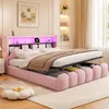 180x200 cm Polsterbett Doppelbett mit LED, USB & Typ-C, Produktbild-Vorschau 8