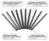 Clip per guide di fissaggio Schermo privacy in PVC - Anteprima dell’immagine prodotto 5