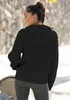 LASCANA Kapuzenpullover aus weichem Grobstrick schwarz Produktbild-Vorschau 4