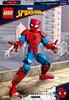 The image shows the packaging of a LEGO Marvel Spider-Man action figure set, with the figure prominently displayed in a dynamic pose against a city backdrop. Produktbild-Vorschau