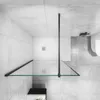 A modern bathroom with a walk-in shower enclosure. Produktbild-Vorschau