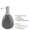 Seifenspender Polaris Grey Keramik Produktbild-Vorschau 3