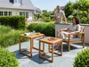 2er Garten Beistelltisch aus Akazienholz – Braun Produktbild-Vorschau 10