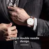 Herren Uhr Flache Analog Quarz Datumsanzeiger Klassisch Produktbild-Vorschau 2