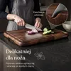 Deleca Duża Deska do Krojenia z Orzecha Włoskiego - Deska Podgląd zdjęcia produktu 7