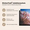 KitchenYeah© Herdabdeckplatte Rosa Blumen aus der Umgebung Produktbild-Vorschau 6