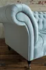 Chesterfield Leder Couch Sofa 2 Sitzer Polster Sofas Design Produktbild-Vorschau 7