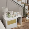 PawHut Katzenschrank, Katzentoilette mit Loch, Katzenklo Produktbild-Vorschau 9