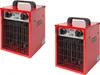 Bauheizerset Heizstrahler mit Ventilator & Thermostat, Produktbild-Vorschau 2
