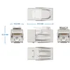 deleyCON 4 Stück CAT 7 Kupplung Keystone Metall 2x RJ45 Produktbild-Vorschau 5