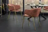 riess-ambiente Design Stuhl NOBLESSE rosé Samt golden Produktbild-Vorschau 4