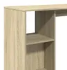 vidaXL Barový stůl s policí dub Sonoma 124x46x103,5 cm Náhled obrázku produktu 7