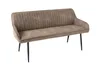 Design Sitzbank TURIN 160cm taupe schwarz Metallbeine mit Produktbild-Vorschau 11