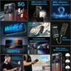 Collage of marketing images showcasing the features of a rugged smartphone. Produktbild-Vorschau