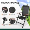 CCLIFE Gartenstühle Klappbar aus Premium Aluminium Produktbild-Vorschau 5