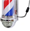 Barbierstab klassisch weiß blau rot Barber Pole 75cm Produktbild-Vorschau 5