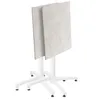 Quadratischer Gartentisch 70 x 70 cm neigbar hellgrau Produktbild-Vorschau 3
