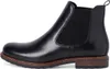 A side view of a black leather Chelsea boot. Produktbild-Vorschau