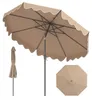Parasol COSTWAY 270 cm, parasol de jardin à 8 baleines, Voir les images du produit 1