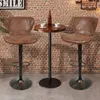 2er-Set Barhocker Retro Barstuhl Bistrohocker Produktbild-Vorschau 2