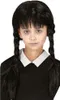 WEDNESDAY Addams Perücke mit schwarzen Zöpfen Produktbild-Vorschau 3