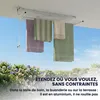 Foxydry Mini 128 cm blanc – Étendoir à linge de plafond Voir les images du produit 5