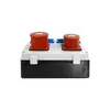A product shot of an electrical distribution box with two CEE sockets. Náhled obrázku produktu