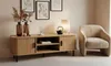 Meuble TV SCAVA, cannelé, 140 x 40 x 46 cm Voir les images du produit 6