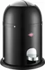 A black Wesco pedal bin with a silver pedal and lid. Náhľad obrázku produktu