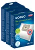 Three boxes of vacuum cleaner bags are stacked together, with one box prominently displayed in the foreground. Produktbild-Vorschau