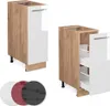 Apothekerschrank Vicco Fame-Line Weiß Hochglanz 30 cm ohne Produktbild-Vorschau 6