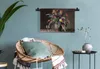 MuchoWow® Wandteppich Wandbehang Stilleben - Wein - Blumen Produktbild-Vorschau 6