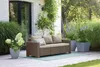 Gartenmöbel Keter California dreisitziges Sofa Cappuccino Produktbild-Vorschau 9